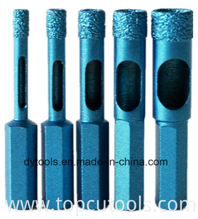 Popular Vacuum Brazed Diamond Core Drill Bit with Aluminium Box (diamond core cutter)